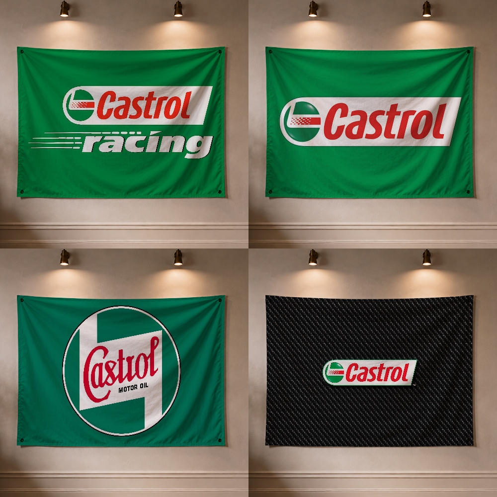 Outdoor Camping Brand - C-캐스트롤 모토 오일 브랜드 깃발 장식