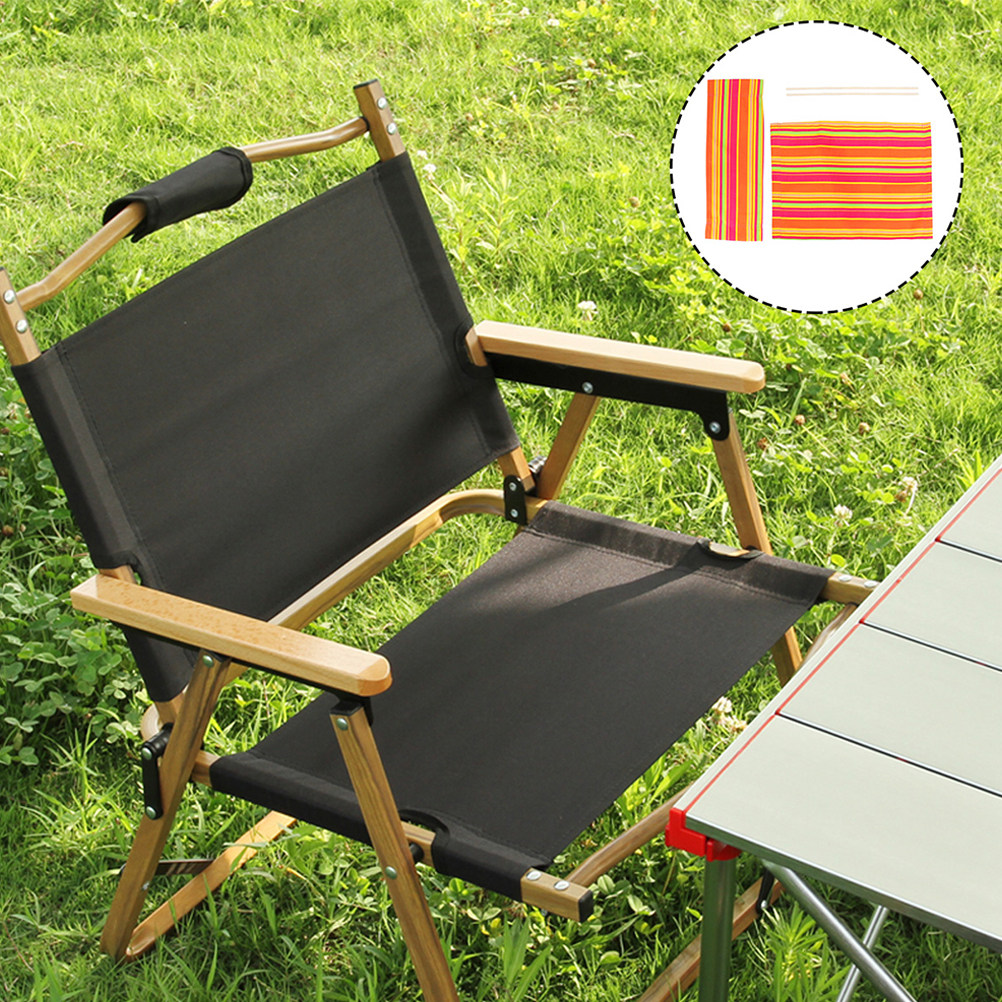 Outdoor Camping Folding Chairs - 1세트 교체 가능한 감독 의자 캔버스