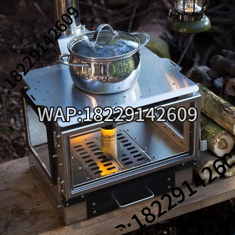 Outdoor Camping Wood Stove - 실외용 나무 난로, 텐트용 난방기, 스테인리스