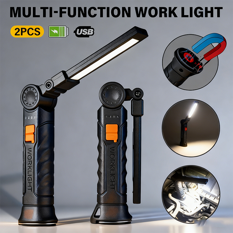 Outdoor Camping Light Portable - 휴대용 COB LED 손전등 USB 충전식