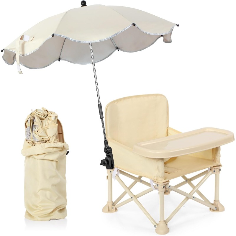 Outdoor Camping Table Foldable - 아기 야외용 비치 의자, 우산, 등받이,