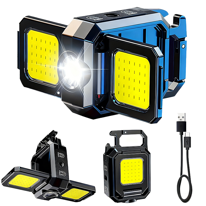 Outdoor Camping Light Portable - 미니 손전등 키체인 라이트 COB 작업등