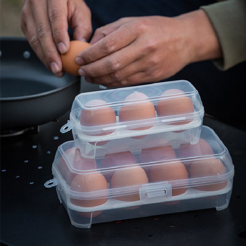 Outdoor Camping Storage Box - 야외용 충격 방지 계란 보관함, 휴대용