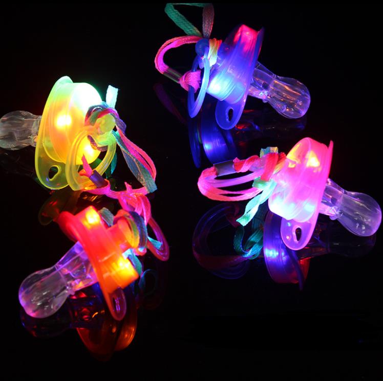 Glow Sticks Survival - 500pcs LED 깜박이 젖꼭지 휘파람 플래시
