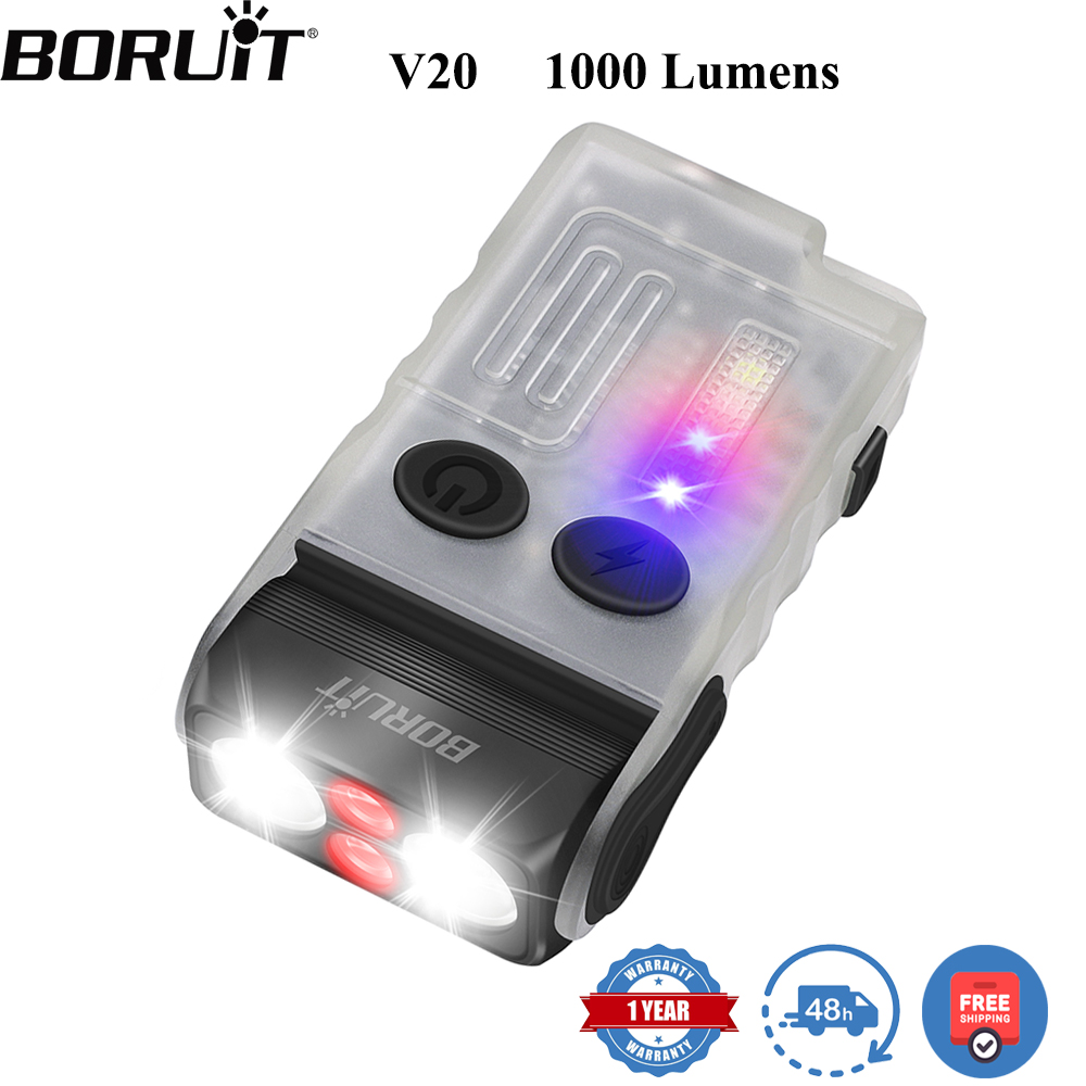 Outdoor Camping Adventure - BORUiT V20 형광 버저 EDC LED