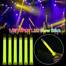 Glow Sticks Survival - 1~50개, 6인치 군용 등급의 야광봉, 후크