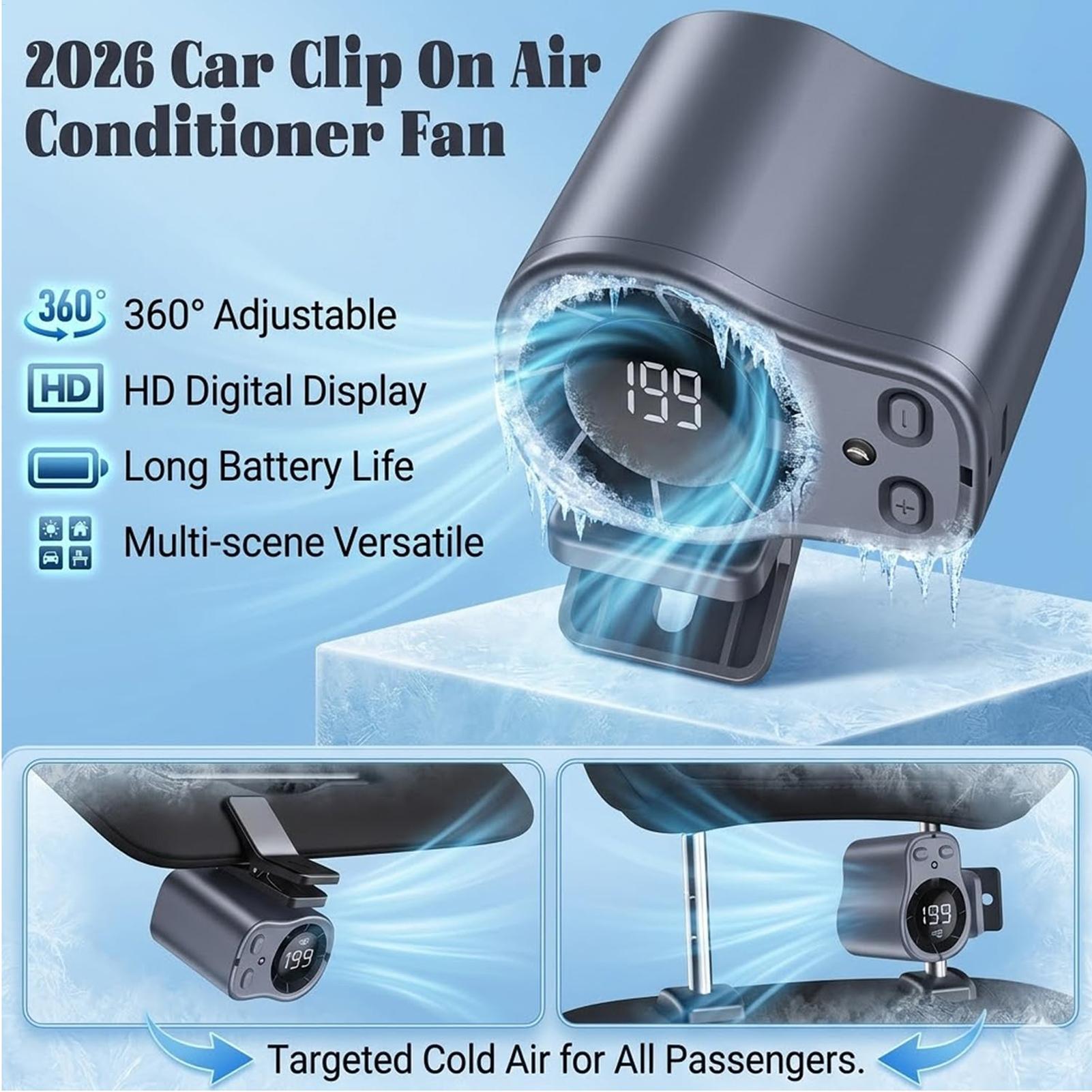Outdoor Camping Misting Fan - 반도체 냉각 자동차 팬 USB 충전식