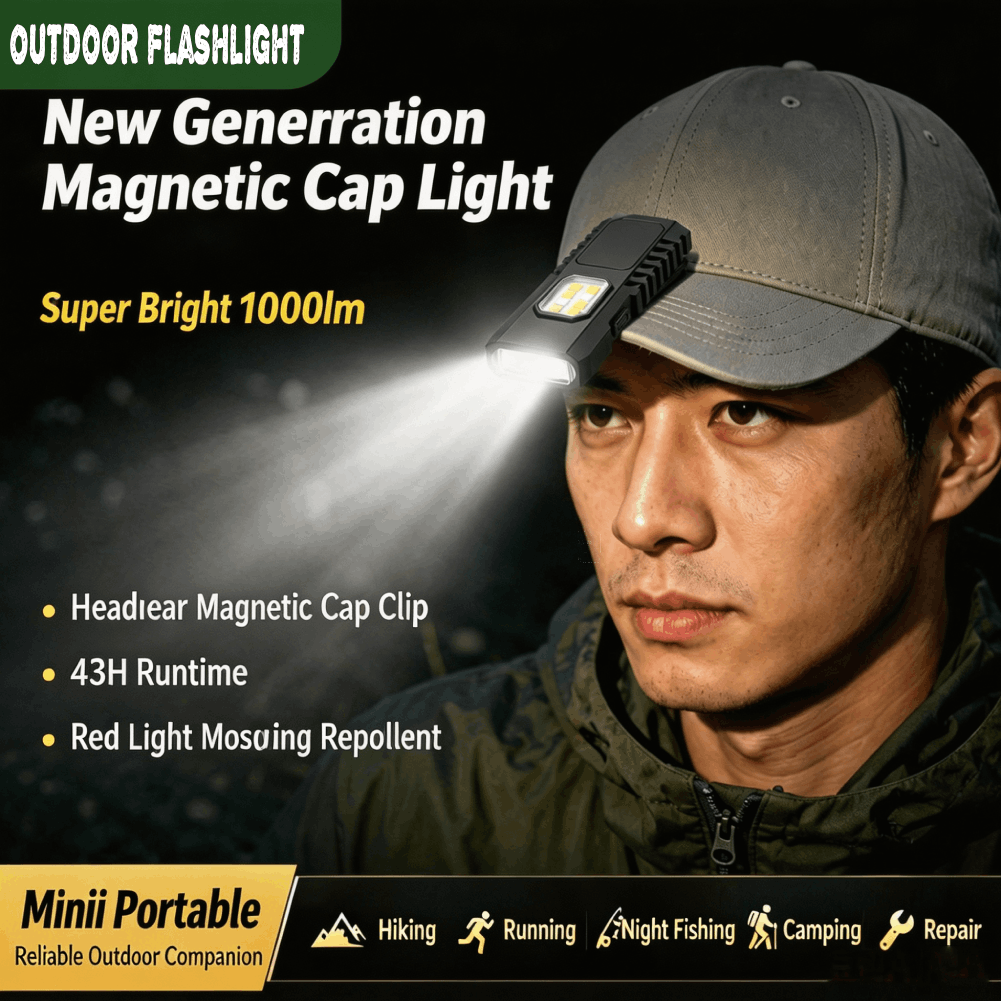 Outdoor Camping Adventure - 다기능 USB 충전식 키체인 손전등 미니