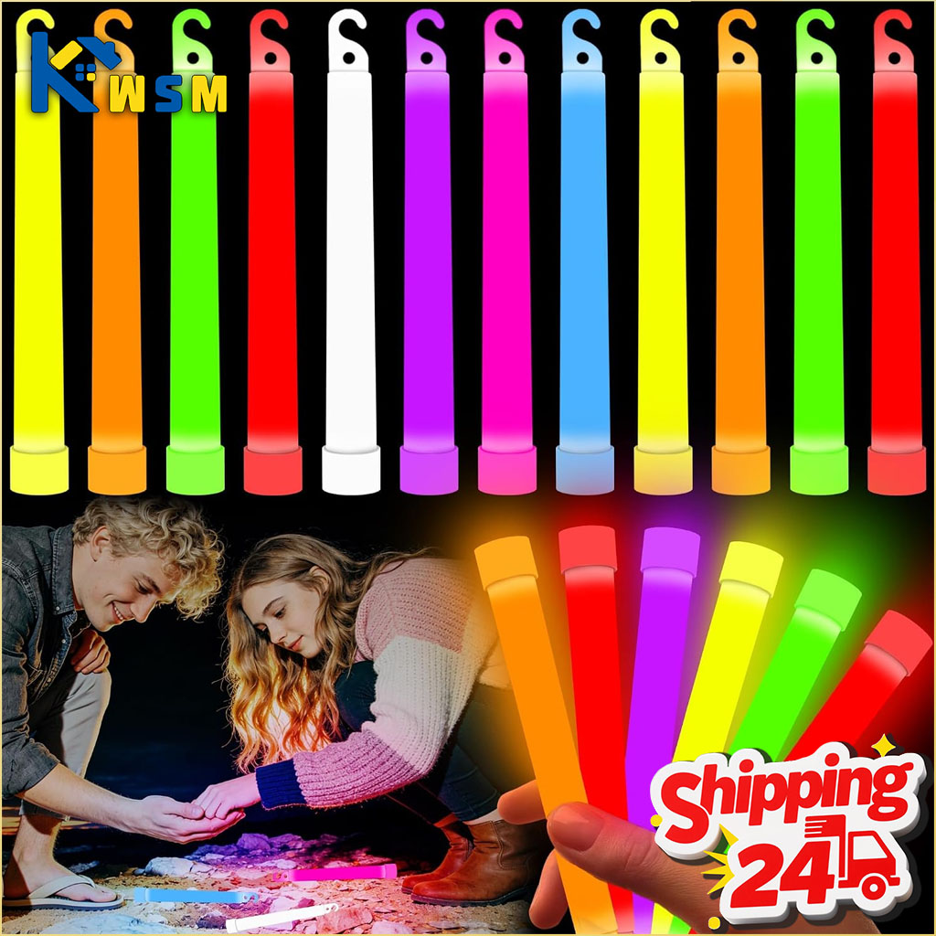 Glow Sticks Survival - 10-50개입 발광 스틱 밝고 오래 지속되는
