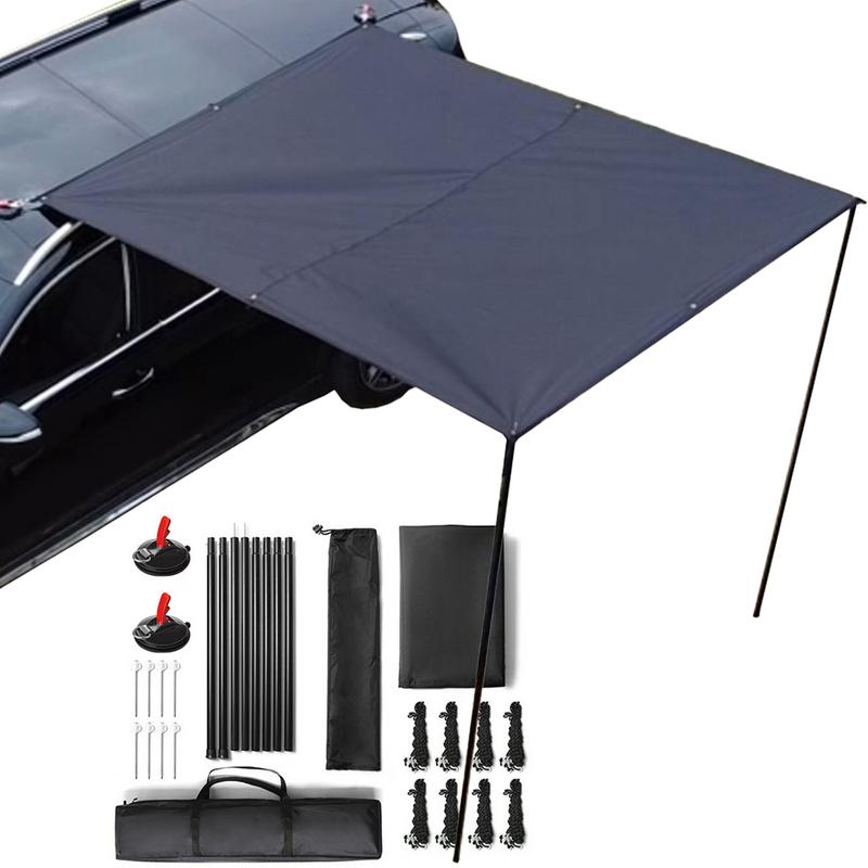 Waterproof Tarp Shelter - 차량용 루프랙 차양막, 폴, 로프, 못