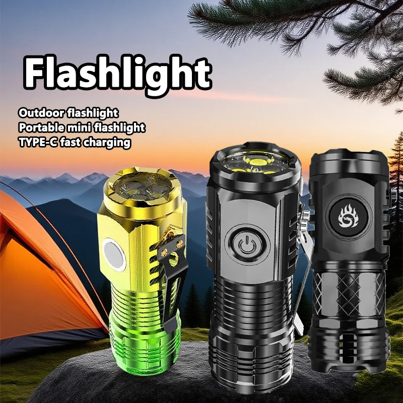 Outdoor Camping Adventure - 슈퍼 밝은 미니 LED 손전등 토치
