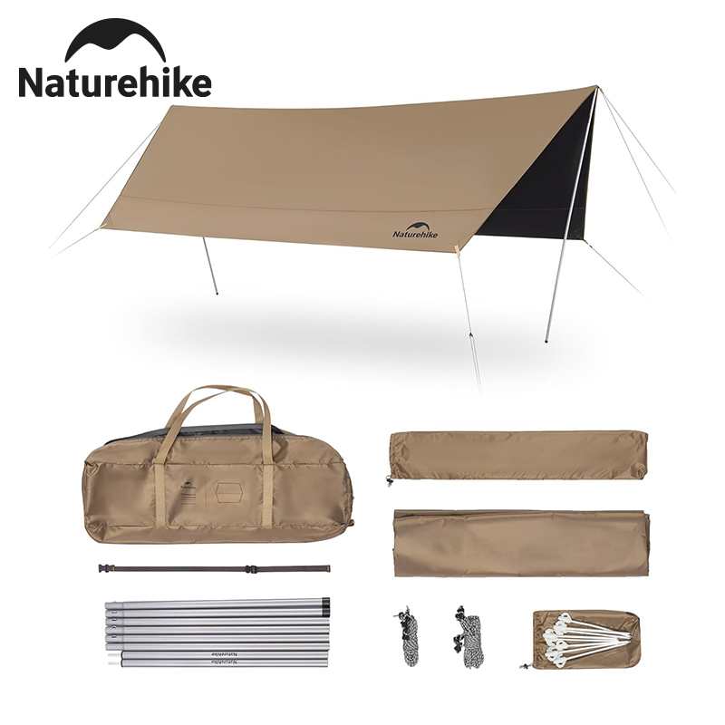 Waterproof Tarp Shelter - 네이처하이크 대형 캠핑 방수 캐노피 캠핑용