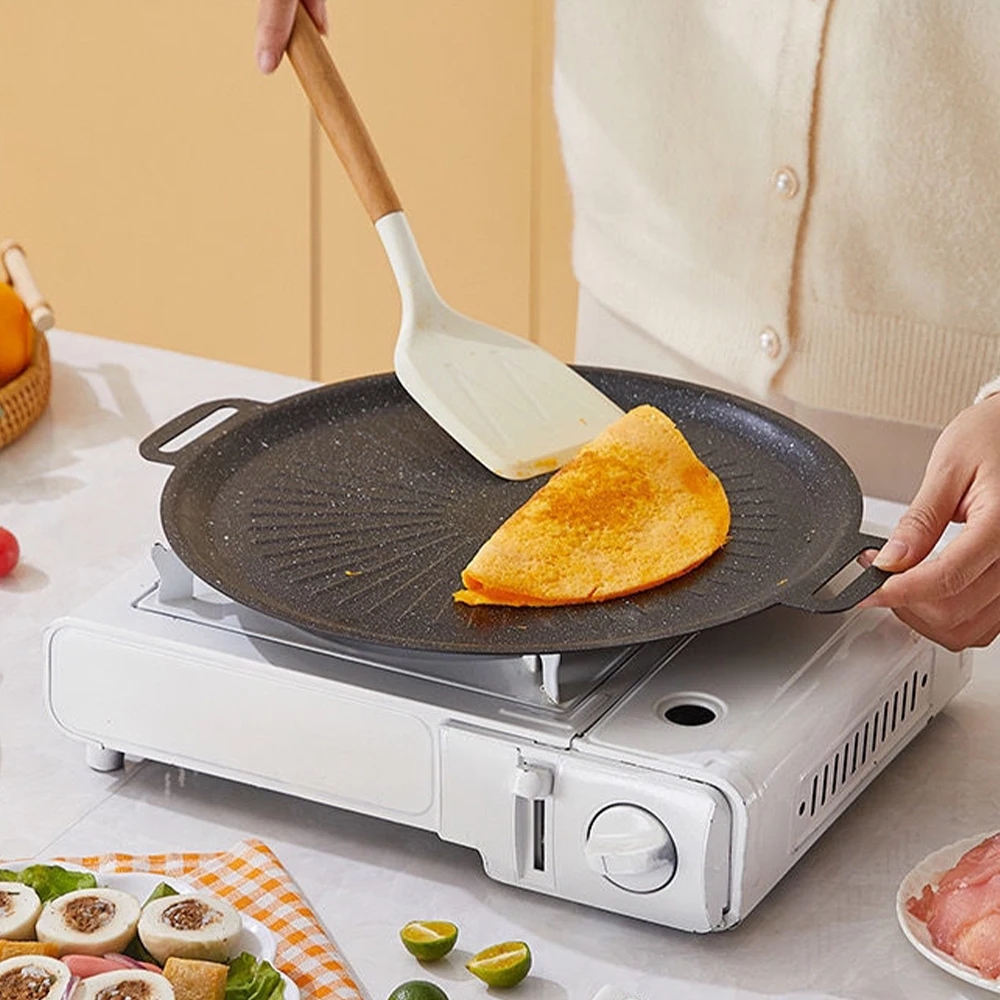 34CM 야외 바베큐 그릴 팬 논스틱 베이킹 트레이 한 - Outdoor Camping Kitchen 리뷰 및 가격