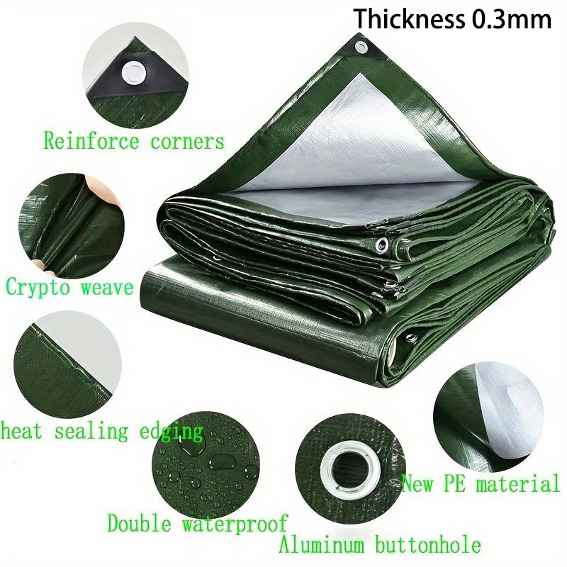 방수 대형 방수포 맞춤형 3*3 4 5 6 8 10 4 - Waterproof Tarp Shelter 리뷰 및 가격