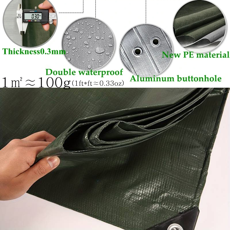 방수 대형 방수포 맞춤형 3*3 4 5 6 8 10 4 - Waterproof Tarp Shelter 리뷰 및 가격