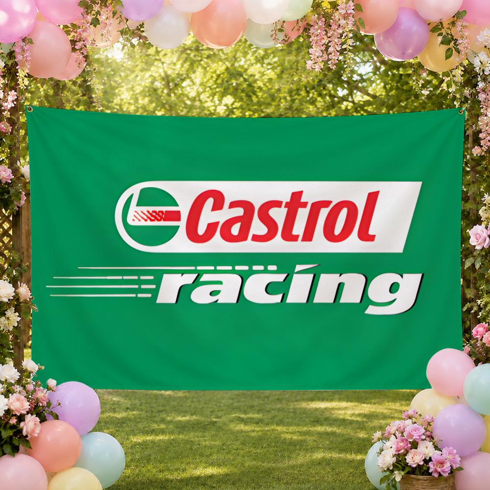 자동차 브랜드 C-캐스트롤 깃발 팬 배너 태피스트리 벽 - Outdoor Camping Brand 리뷰 및 가격