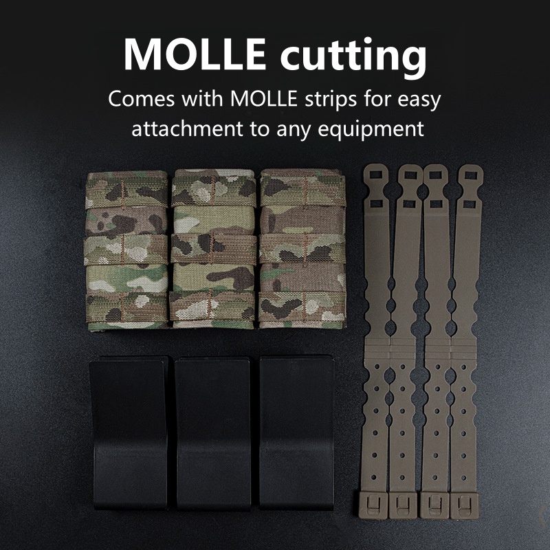MOLLE 호환 트리플 매거진 파우치 |   야외 및  - Outdoor Camping Magazine 리뷰 및 가격