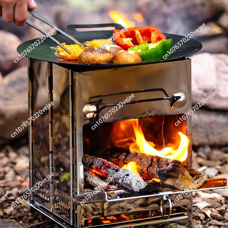 현대적인 디자인의 나무를 태워 사용하는 난로, 휴대용  - Outdoor Camping Wood Stove 리뷰 및 가격