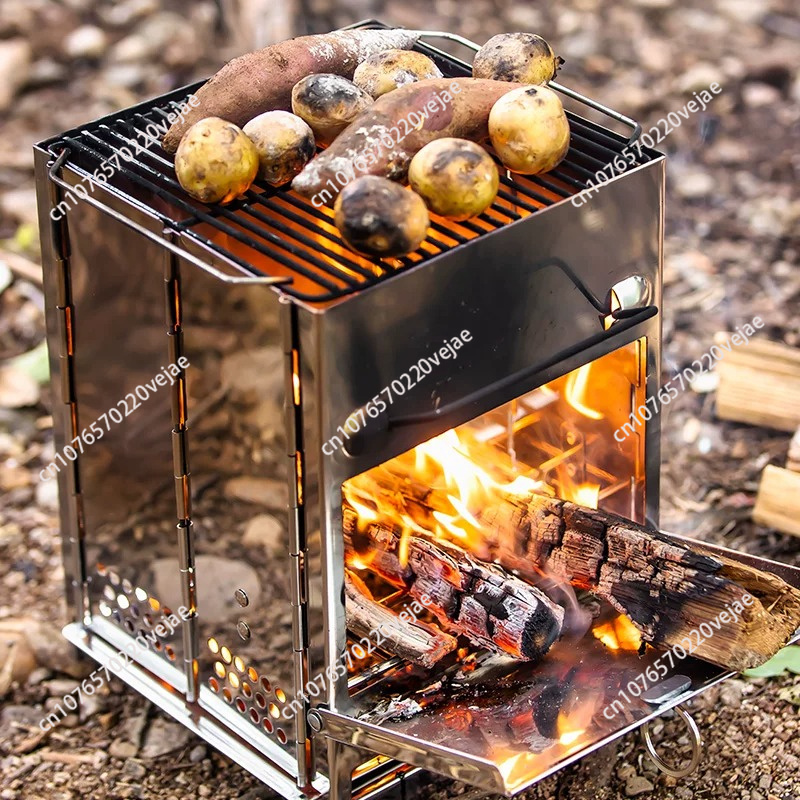 현대적인 디자인의 나무를 태워 사용하는 난로, 휴대용  - Outdoor Camping Wood Stove 리뷰 및 가격