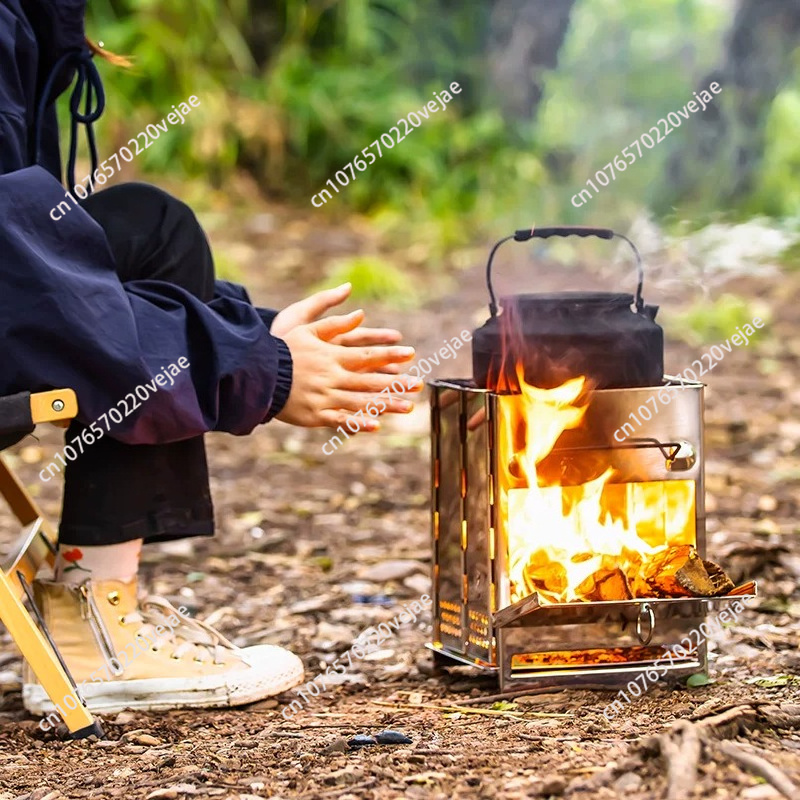 현대적인 디자인의 나무를 태워 사용하는 난로, 휴대용  - Outdoor Camping Wood Stove 리뷰 및 가격