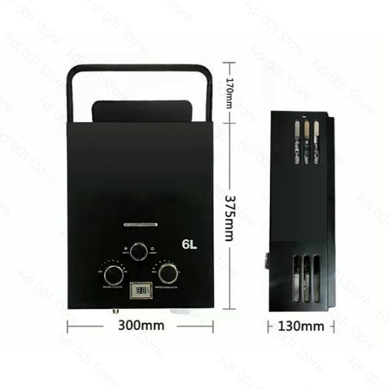 6L 휴대용 무탱크 가스 온수기 야외 캠핑 RV 즉시  - Outdoor Camping Water Heater 리뷰 및 가격