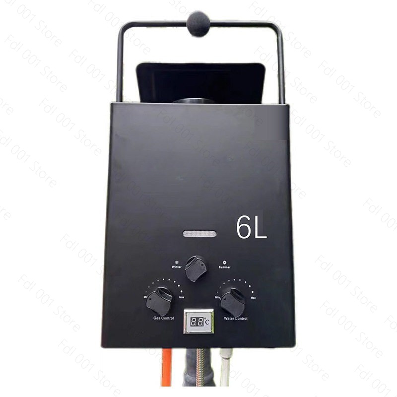 6L 휴대용 무탱크 가스 온수기 야외 캠핑 RV 즉시  - Outdoor Camping Water Heater 리뷰 및 가격