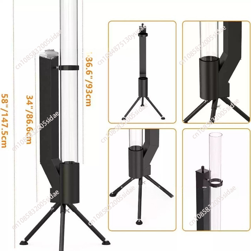 수직형 장작 난로, 바주카 스타일의 야외 난방용 난로, - Outdoor Camping Wood Stove 리뷰 및 가격