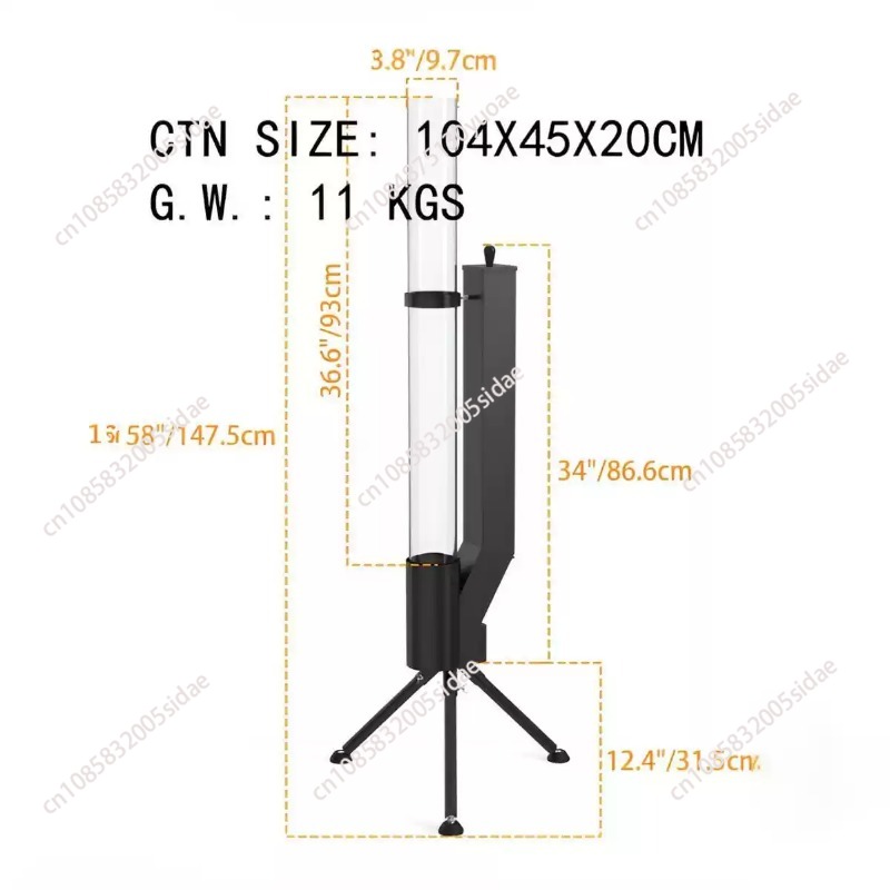 수직형 장작 난로, 바주카 스타일의 야외 난방용 난로, - Outdoor Camping Wood Stove 리뷰 및 가격