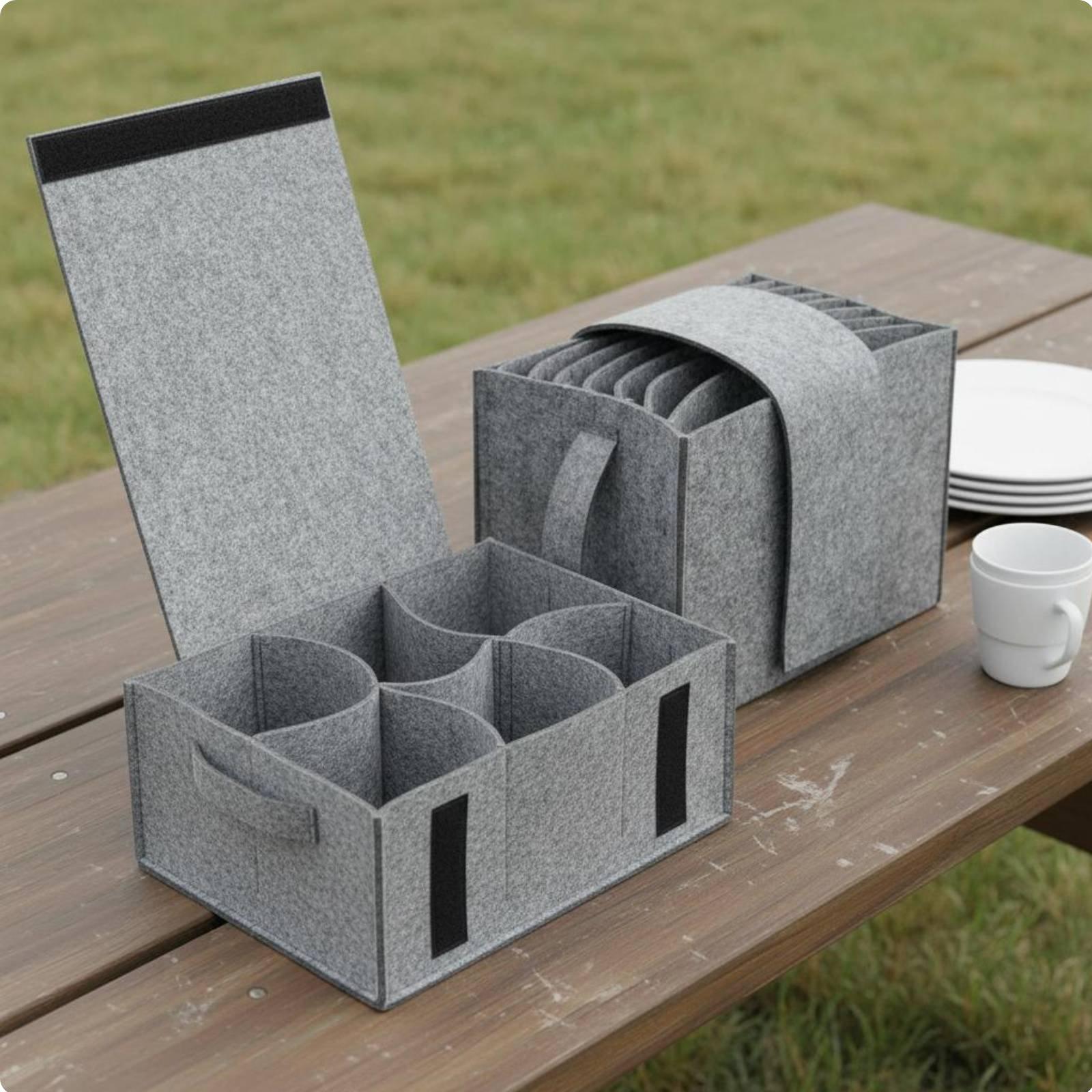 가정용 펠트 수납 파우치 휴대용 식기류 캐리어 캠핑 주 - Outdoor Camping Kitchen 리뷰 및 가격
