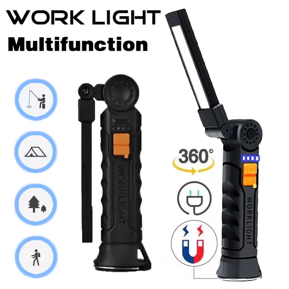 야외 캠핑을 위한 내장 배터리가 있는 자기 비상 작업  - Outdoor Camping Light Portable 리뷰 및 가격