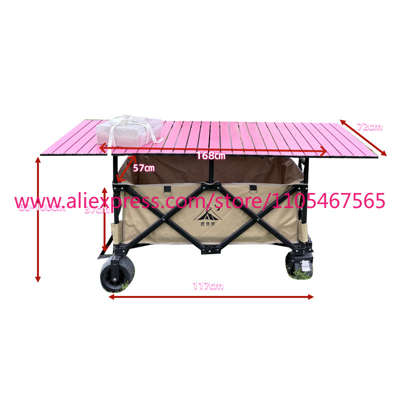 1개 캠핑카용 대형 접이식 트롤리 야외 캠핑용 우산 리 - Outdoor Camping Table Foldable 리뷰 및 가격