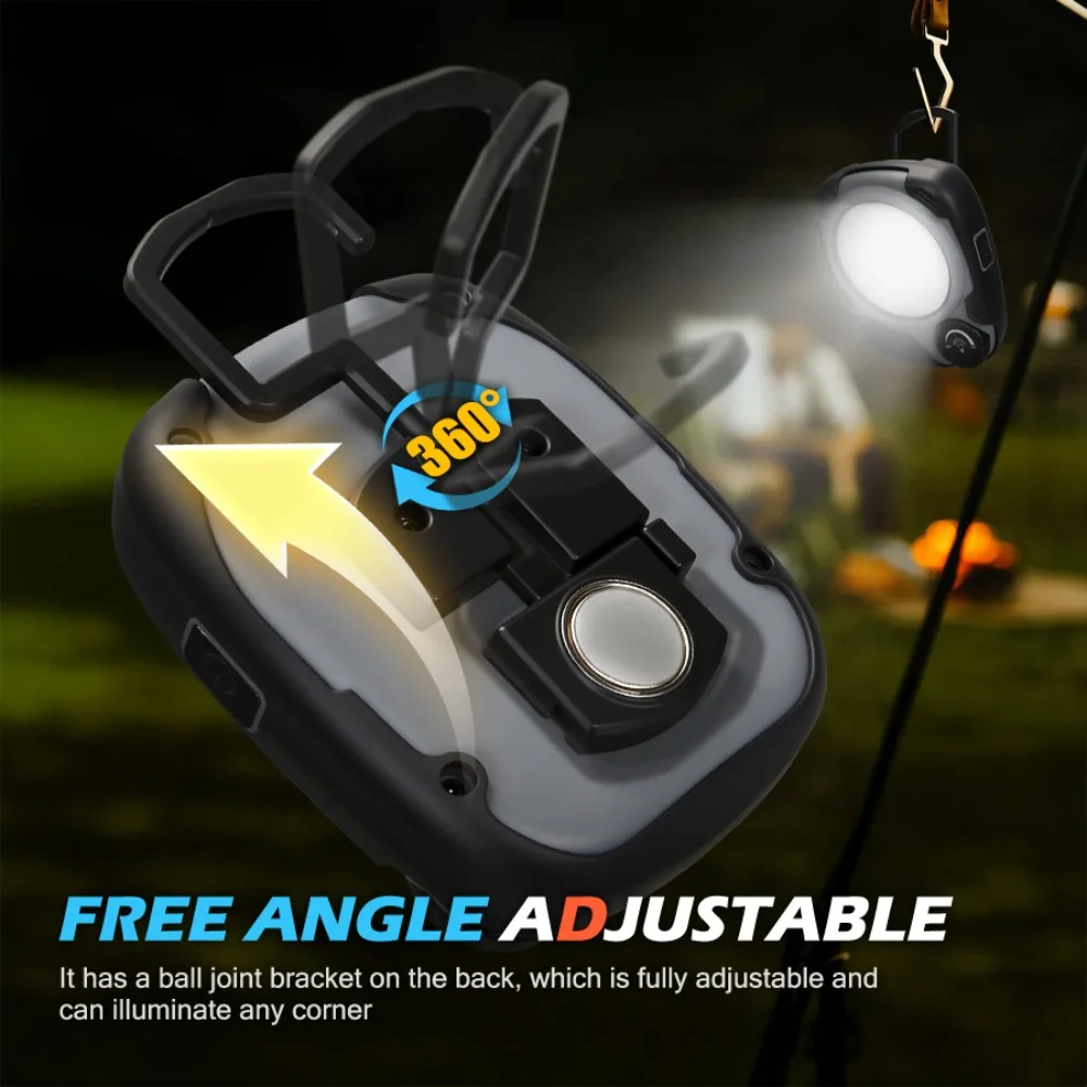 충전식 LED/COB 캠핑 랜턴, 500LM 무단계 조 - Outdoor Camping Light Portable 리뷰 및 가격
