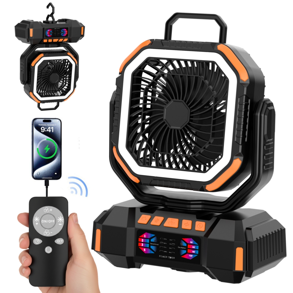 40000mAh 배터리 작동식 휴대용 충전식 책상/캠핑 - Outdoor Camping Misting Fan 리뷰 및 가격