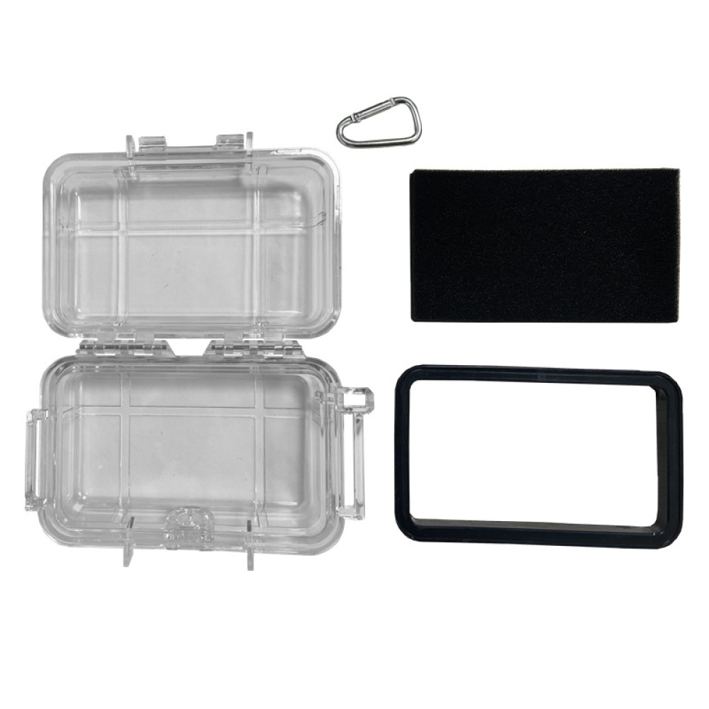 미니 휴대용 방수 보관 상자 폼 라이닝이있는 투명한 충 - Outdoor Camping Storage Box 리뷰 및 가격