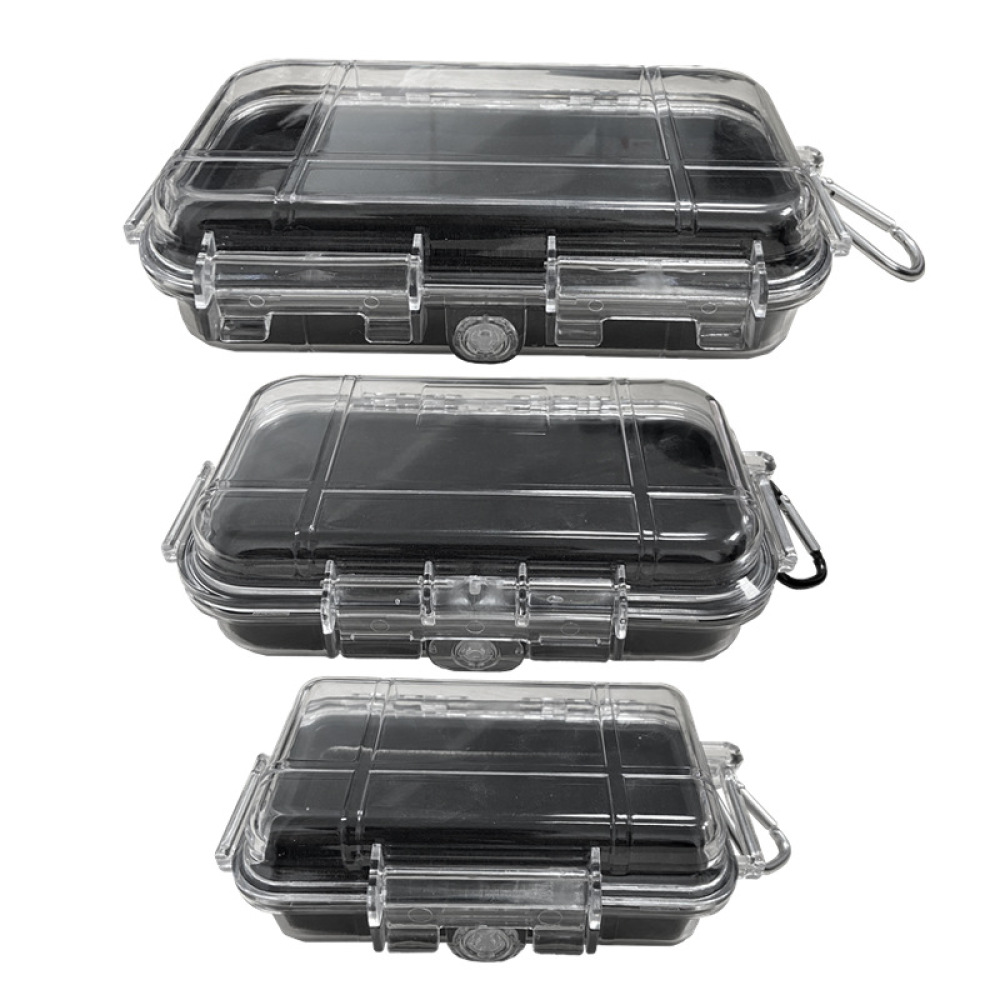 미니 휴대용 방수 보관 상자 폼 라이닝이있는 투명한 충 - Outdoor Camping Storage Box 리뷰 및 가격