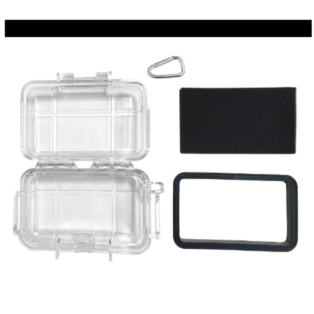 미니 휴대용 방수 보관 상자 폼 라이닝이있는 투명한 충 - Outdoor Camping Storage Box 리뷰 및 가격