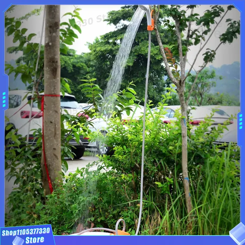 휴대용 전기 샤워 펌프 (캠핑, 하이킹, 야외 목욕용) - Outdoor Camping Water Heater 리뷰 및 가격