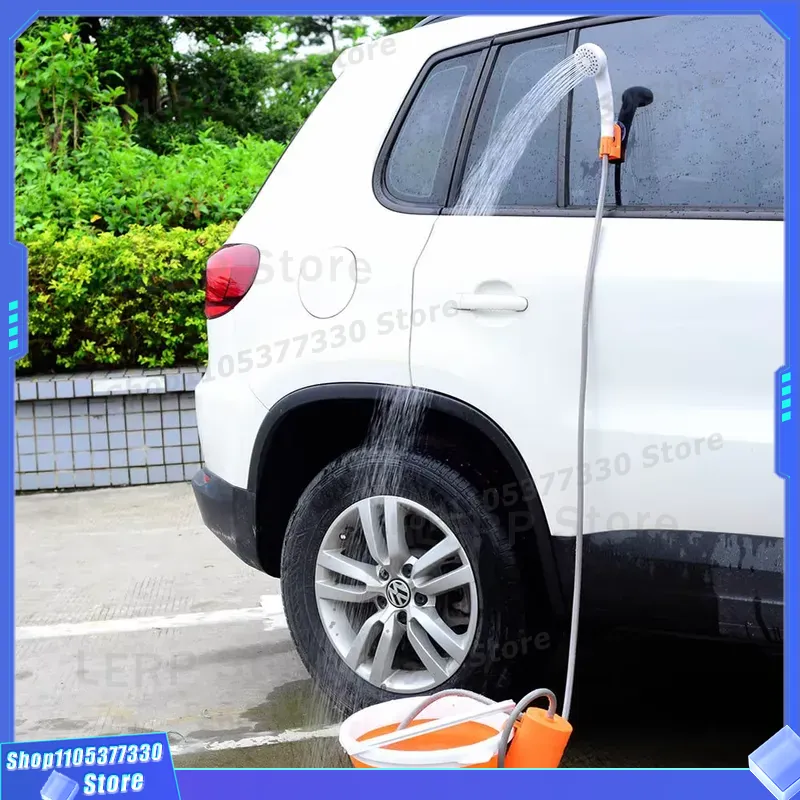휴대용 전기 샤워 펌프 (캠핑, 하이킹, 야외 목욕용) - Outdoor Camping Water Heater 리뷰 및 가격