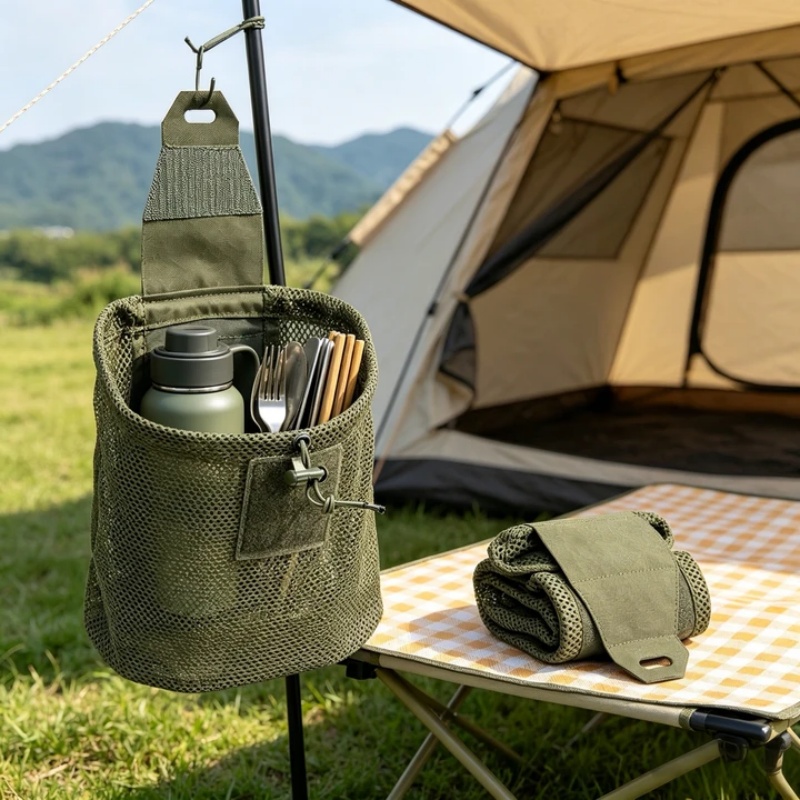 나일론 뉴 롤업 메쉬 덤프 파우치 매거진 수납 미니 접 - Outdoor Camping Magazine 리뷰 및 가격