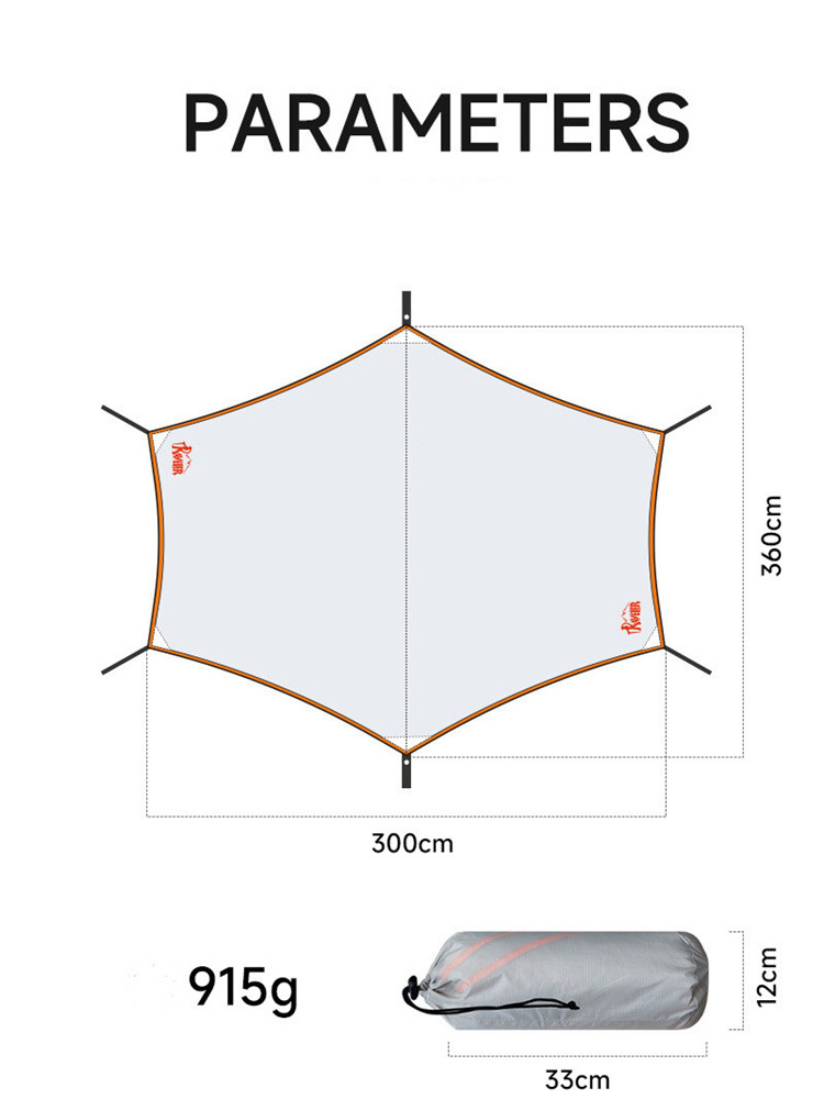 차양 캐노피 텐트, 햇빛 가리개, 캠핑 및 야외 요리용 - Waterproof Tarp Shelter 리뷰 및 가격