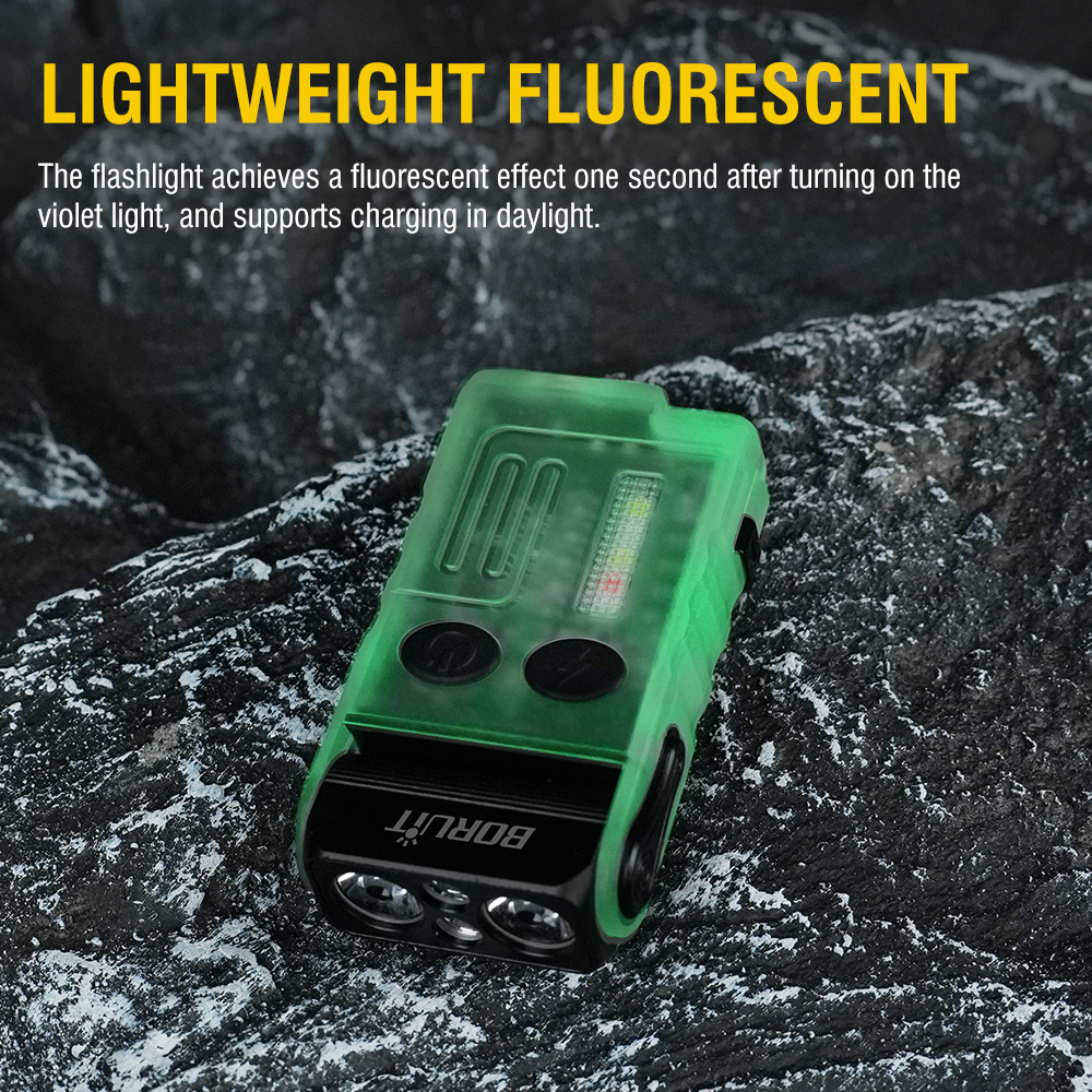 BORUiT V20 형광 버저 EDC LED 키체인 손 - Outdoor Camping Adventure 리뷰 및 가격