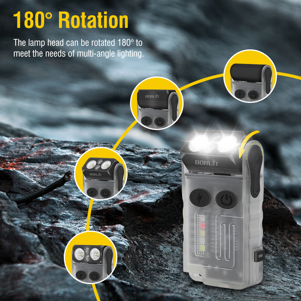 BORUiT V20 형광 버저 EDC LED 키체인 손 - Outdoor Camping Adventure 리뷰 및 가격