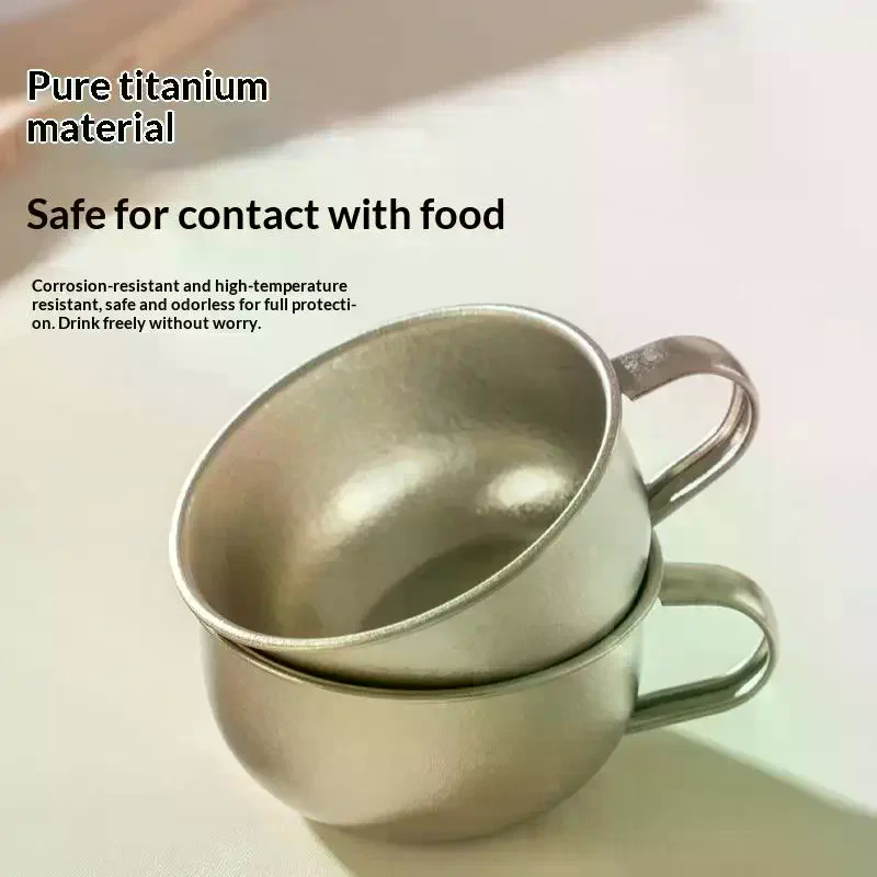 80ml/220ml 캠핑 물컵 순수 티타늄 휴대용 차/ - Outdoor Camping Kitchen 리뷰 및 가격
