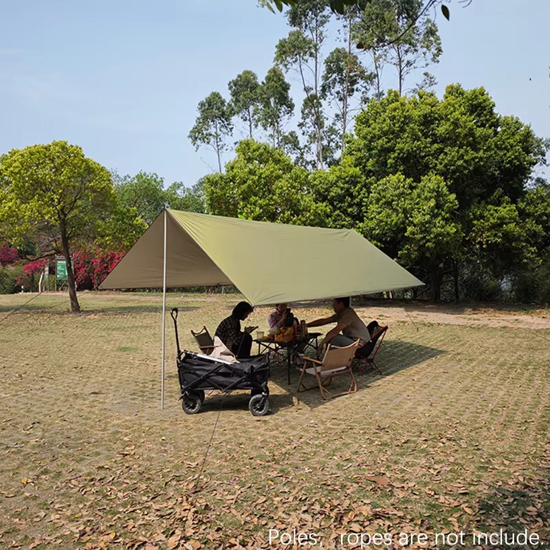내구성이 뛰어나고 자외선 차단 기능이 있는 은색 코팅  - Waterproof Tarp Shelter 리뷰 및 가격