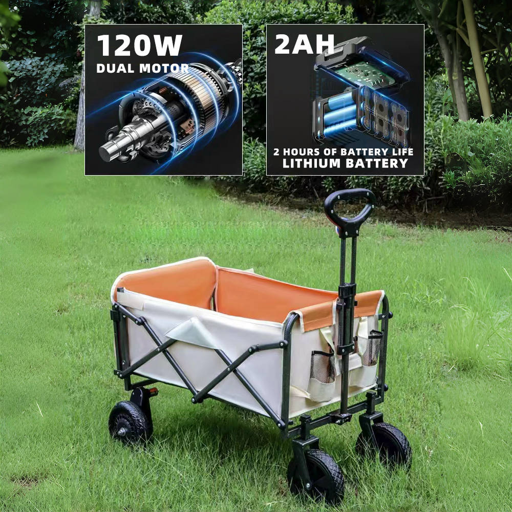 전동 캠핑 웨건 카트 접이식 2000mAh 전동 보조  - Outdoor Camping Table Foldable 리뷰 및 가격