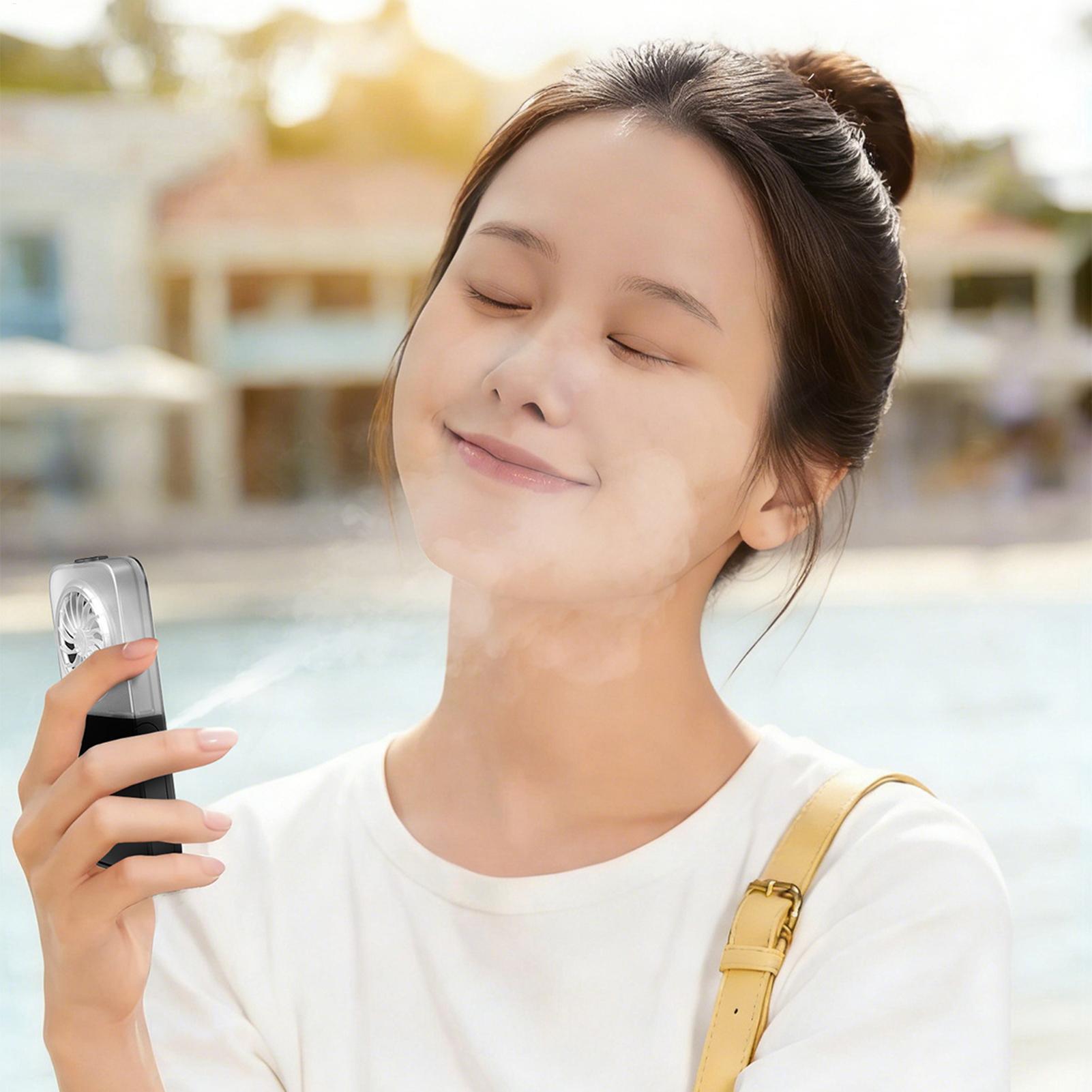 미스트 디지털 디스플레이가 있는 팬, 배터리 작동식 미 - Outdoor Camping Misting Fan 리뷰 및 가격