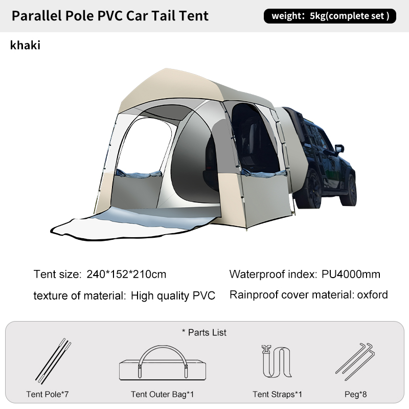 3인용 사계절 캠핑 클리어 버블 SUV 텐트, 투명 쉘 - Outdoor Camping Van Tent 리뷰 및 가격