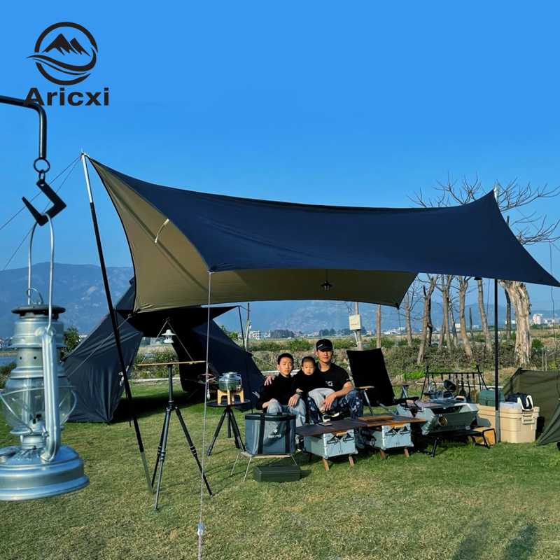 Aricxi 블랙 코팅 방수포, 야외 캠핑 차양, 두꺼 - Waterproof Tarp Shelter 리뷰 및 가격