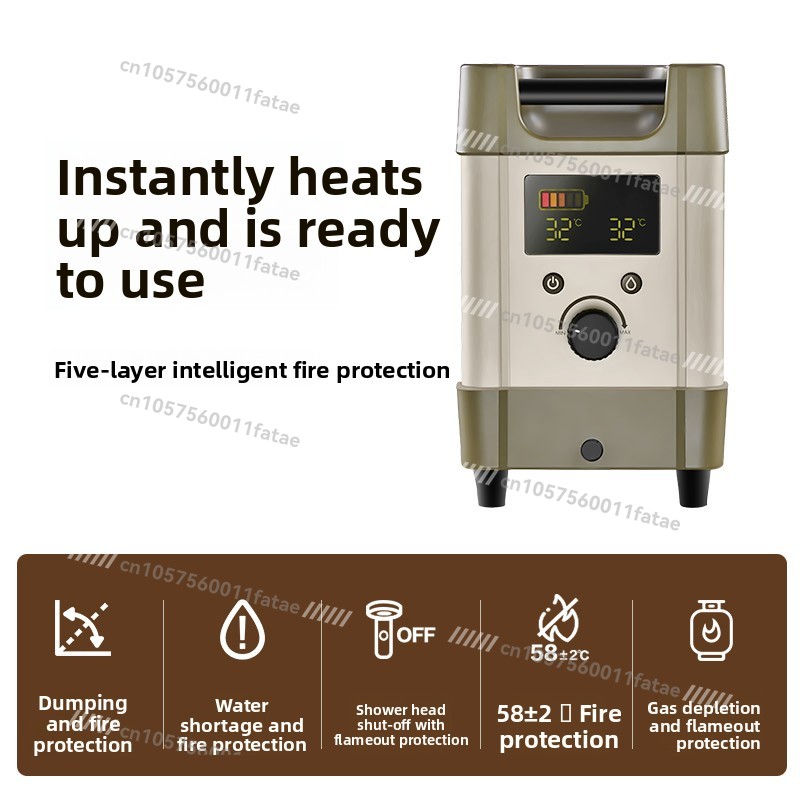 야외 샤워 캠핑용 온수기 휴대용 가스 목욕기 빠른 가열 - Outdoor Camping Water Heater 리뷰 및 가격