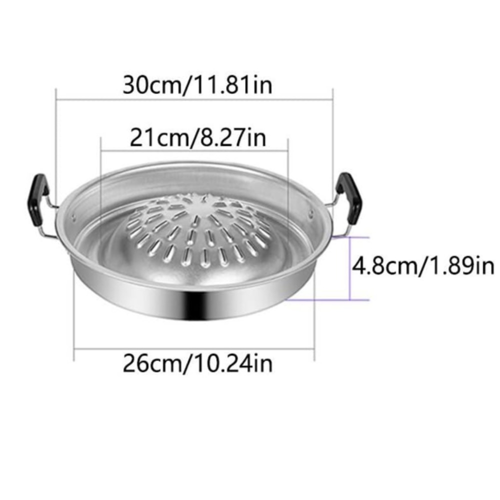 2 in 1 핫팟 그릴 팬 논스틱 알루미늄 바베큐 그릴 - Outdoor Camping Kitchen 리뷰 및 가격